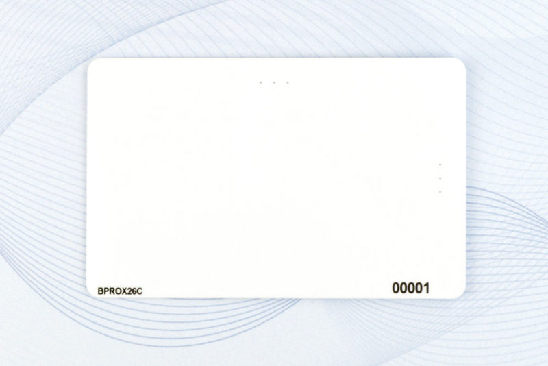 Printable GQ Prox Card, Sequential Int/Ext matching numbers. Sold in 100 packs