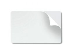 30 mil Adhesive Backed PVC CR-79 Cards, paper backing. 500 per box. (24mil PVC after peel)