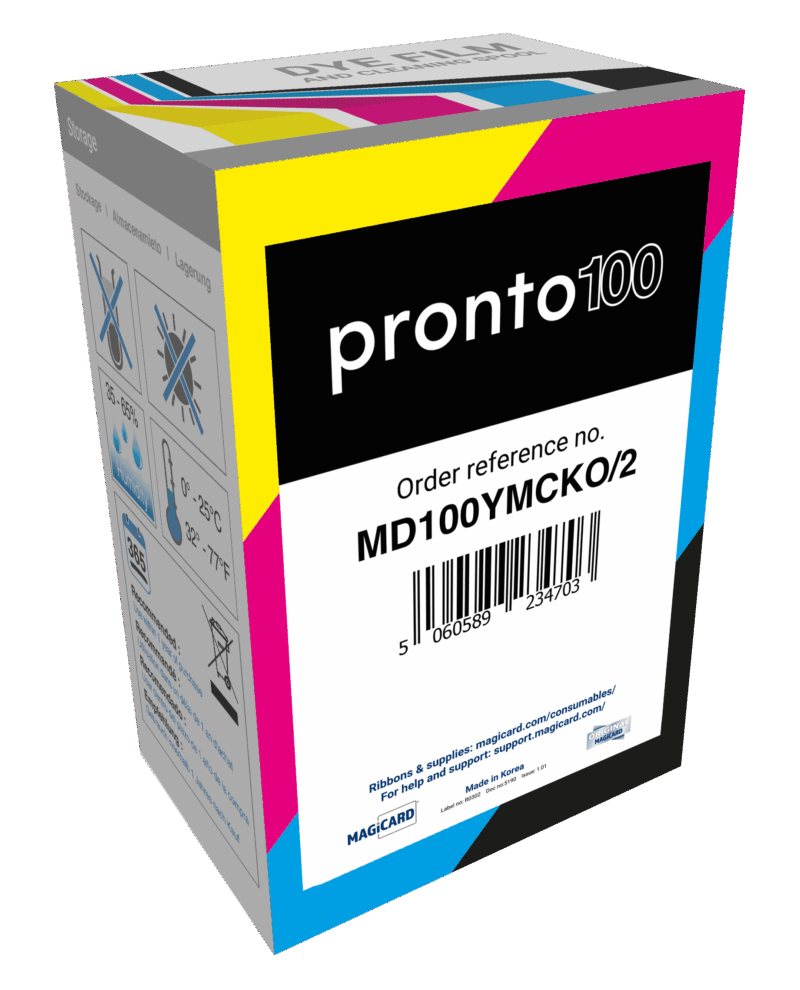 Pronto100 Dye Film Box (MD100YMCKO/2)